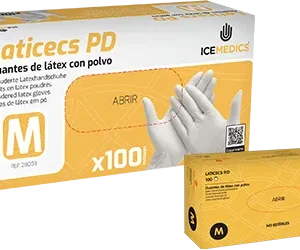 Guantes de latex con polvo - Laticecs PD -