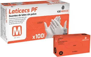 Laticecs PF - Guantes de latex sin polvo
