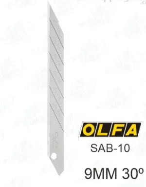 CUCHILLA CAJA 10 UDS 80X9MM SAB-10 (10 UNDS)