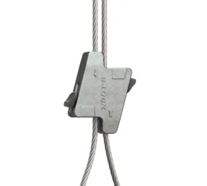 DISPOSITIVO B-LOCK CON BLOQUEO RÁPIDO DE CABLES DE ACERO | PARA COLGAR OBJETOS