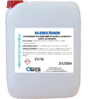 Desengrasante Concentrado para limpieza por ultrasonidos 25 L.