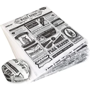 ENVUELTA HAMBURGUESA PERIODICO 28*31 FHS 1000U