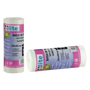 BOLSA 10L AUTOCIERRE BLANCA 39*40 ELITE 30U 60R